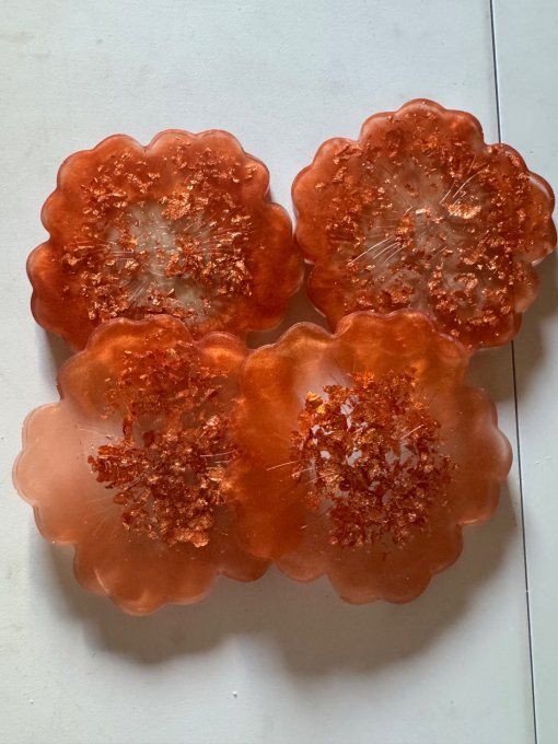 Dessous de verres fleurs