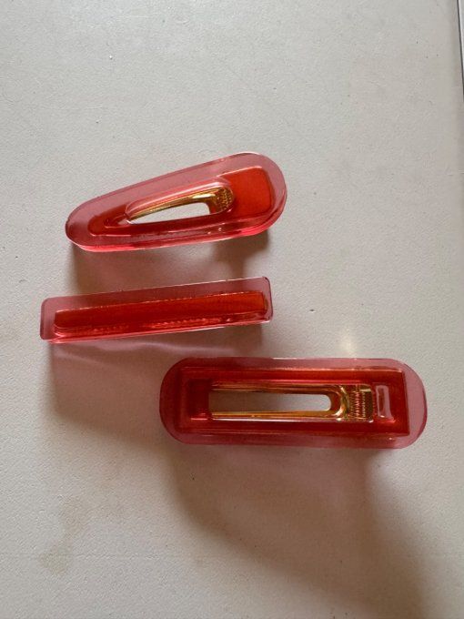 Barrettes 3 pièces