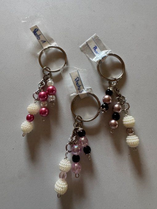 Porte clés perles