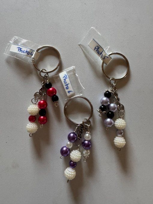 Porte clés perles
