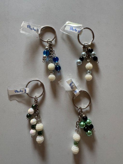 Porte clés perles