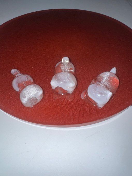 Plateau rond avec chats