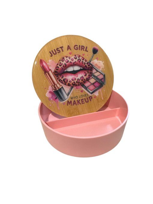 Boîte maquillage ronde